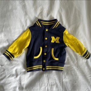 University of Michigan baby infant jacket size 3-6 months